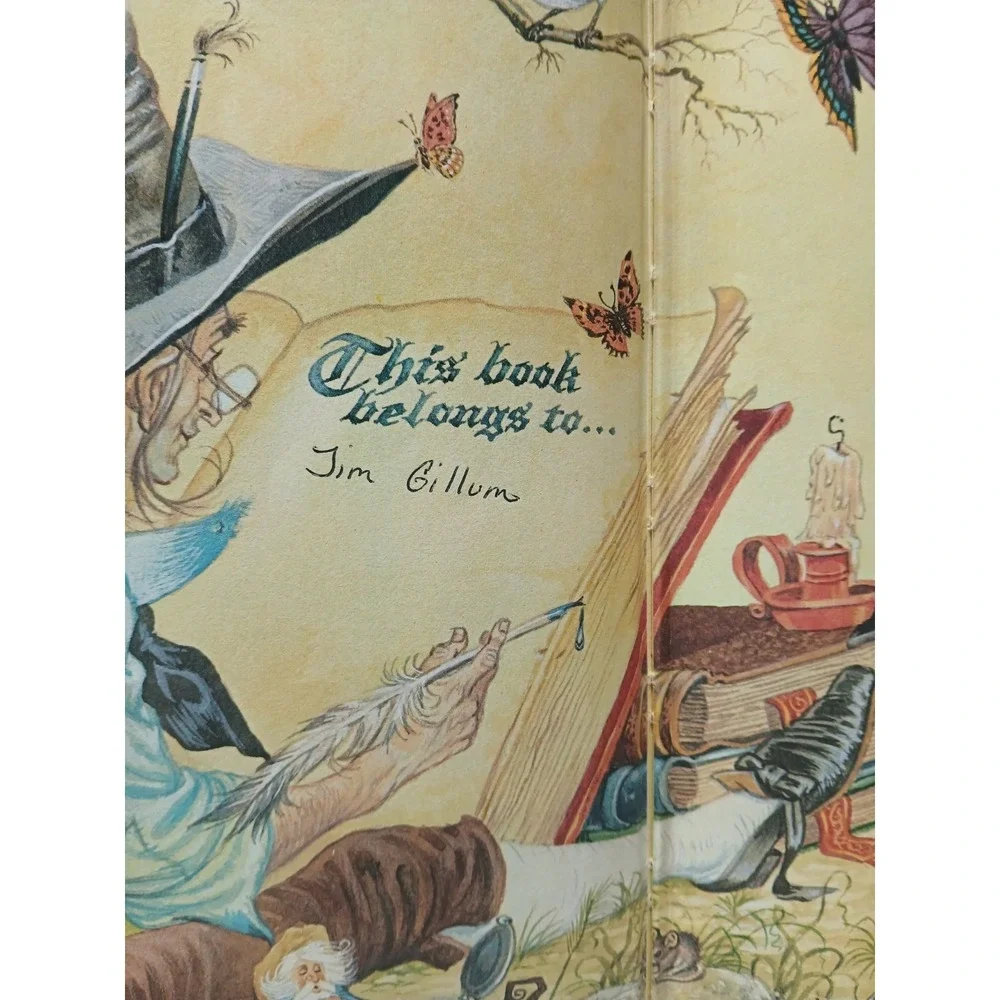 Vtg 1975 Brimax Books Time For A Rhyme A Collection‎ Of Nursery Rhymes HC